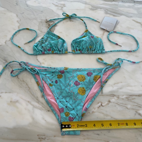 EMILIO PUCCI BLUE PRINT BIKINI SIZE US 10 / IT 44 NWTS! - Picture 13 of 15